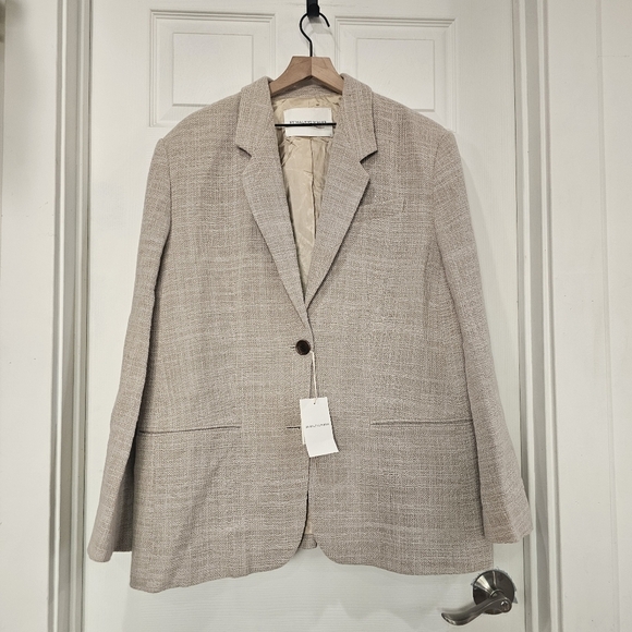 By Malene Birger Rosettan Beige Blazer - Picture 5 of 11